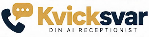Kvicksvar, din AI-receptionist